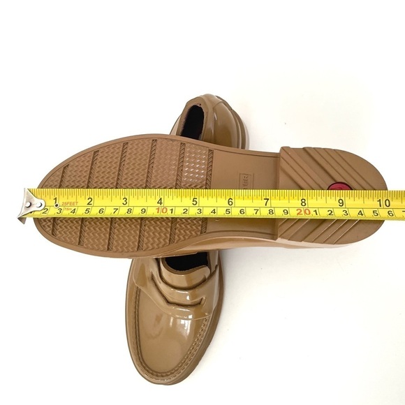 New Hunter Women's Original Waterproof Gloss Penny Loafers - Picture 7 of 9